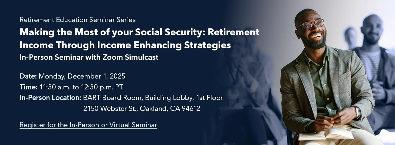 Retirement Education Seminar Series
